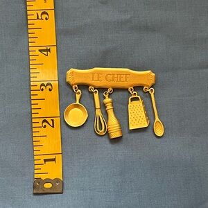 JJ Chef Brooch